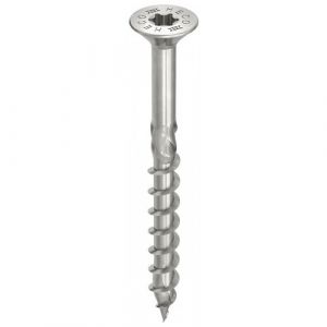 HECO Schrauben Vis HECO-Topix-Plus - &Oslash;6x140mm - T&ecirc;te Frais&eacute;e &agrave; poches de fraisage - Filetage Partiel - T30 - Boite de 100 - 61838