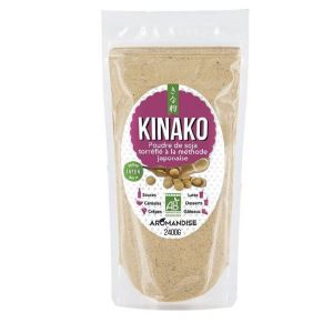 Aromandise Poudre de soja torréfié biologique Kinako 2400 g