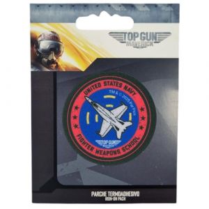 Écusson Imprimé ¿Avion¿ ¿ Top Gun ¿ 65x65mm¿ Taille : 65x65mm. Color : Multicolore