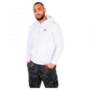 Alpha industries Sweat &agrave; Capuche Basic Small Logo S White