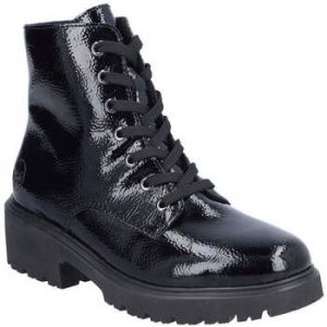 Rieker Femme 76002 Bottes à Lacets, Noir, 37 EU Large
