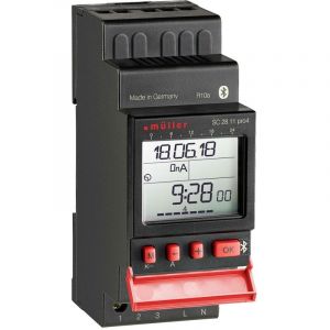 Müller Sc 28.11 pro4 230V 50-60Hz Programmateur horaire pour rail numérique 230 v 4000 w Q04732
