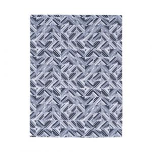 Essix Drap plat en percale de coton Bleu 270x300 cm