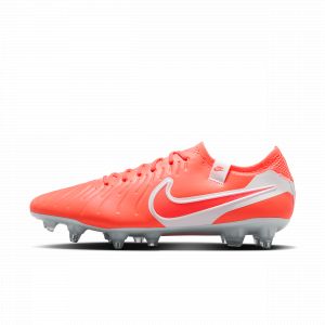 Nike Tiempo Legend 10 Elite Sg-pro Anti-clog Mad Energy - Hot Lava/blanc - Terrain Tr&egrave;s Gras (Sg), pointure 40 - ['Rouge'] - Taille 40
