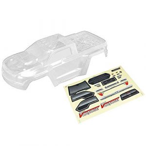 Arrma 1/10 Bodyshell with Decals, Clear : Granite, ARAC3328