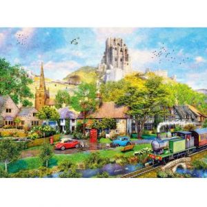 Gibsons Puzzle 1000 pièces : Sous le château de Corfe