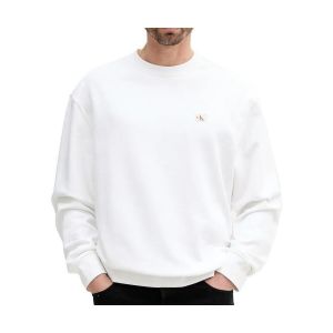 Calvin Klein Sweat-shirt 350terry Badge blanc - S