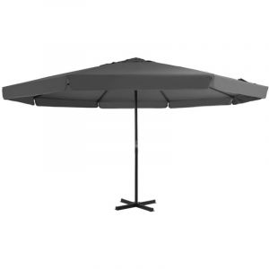 Image de VidaXL Parasol avec mât en aluminium 500 cm Anthracite