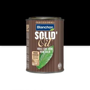 Blanchon Huile cire - monocouche - trafic intense - 0,25L - black - SOLID'OIL