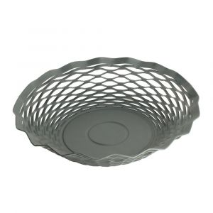 Roger orfevre Corbeille &agrave; pain anthracite 24.5 cm - Gris