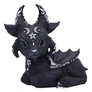 Nemesis Now Figurine Baal de 9 cm, en résine, Chauve-Souris de Baal à Collectionner, Adorable chèvre Occulte, Cadeau de chèvre Effrayant, coulée dans la Meilleure résine, Peinte à la Main