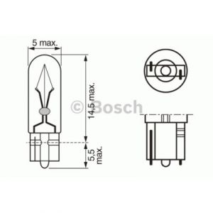 Image de Bosch Lampes 1987302218 LPE 2W PURE LIGHT 12V x10