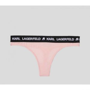 Karl Lagerfeld String logot&eacute; - Rose