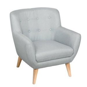 Image de Fauteuil Design "Vald" 71cm Gris