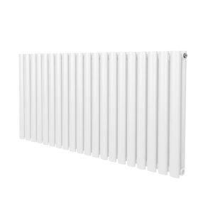 Radiateur à Colonne Ovale Chauffage Horizontal Blanc 600mm x 1200mm