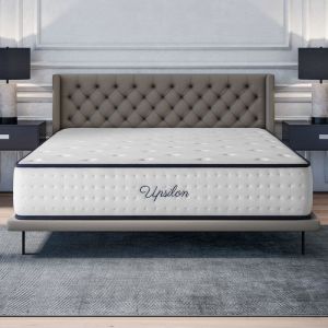 Cosmos Matelas 140x190 cm - Épais 32 cm - Blue Latex, Mousse HR