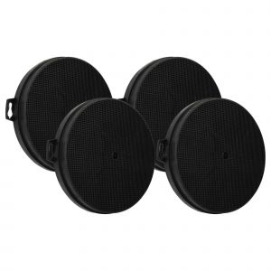 Vhbw 4x Filtres &agrave; charbon actif compatible avec Electrolux CA956DEX, CA956DEN, CA656DEX, EFC50800X, CHD622, CAQ860X hotte aspirante - 21 cm