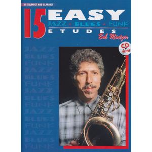 Alfred Music Publishing BOB MINTZER - 15 EASY JAZZ, BLUES, FUNK ETUDES + CD
