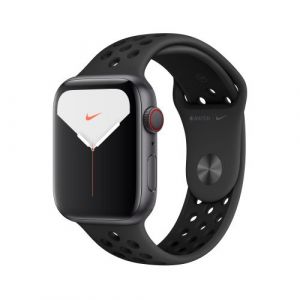 Apple Montre connect&eacute;e Watch Nike 44 MM Aluminium Anthra/Noir Series 5 Cell