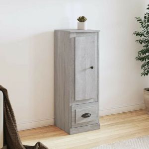 VidaXL Buffet haut sonoma gris 36x35,5x103,5 cm bois d'ingénierie Sonoma gris