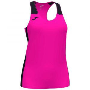 Joma T-shirt Sans Manches Record Ii 7-10 Years Pink Fluor / Black