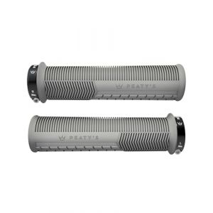 Peaty's Monarch Grips – Gris/Champignon/Fin – Confortable, Durable, Barres de Doigts ergonomiques, Coussinet de Pouce, équitation Toute la journée, Toutes Saisons et terrains, VTT, Enduro, Descente