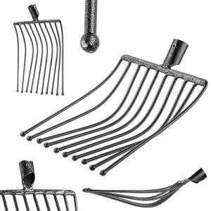 Fourchette à pomme de terre 10 dents Jardin Commercial Métal Sans manche - Kadax