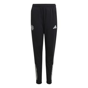 Adidas Manchester United Bas de Survêtement Tiro 25 - Noir/Aurora Plum Enfant, pointure 128 cm - ['Noir'] - Taille 128 cm