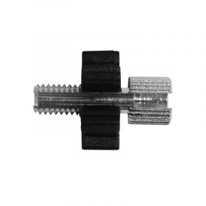 Domino Vis creuse tendeur de cable cyclo diam m6 - long 18mm tete 7x9 avec molette nylon origine-