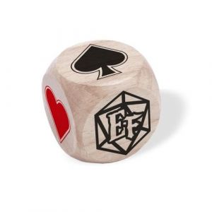 Trade Invaders Epic Forge Dé belote en Bois (Vrac) - 30mm