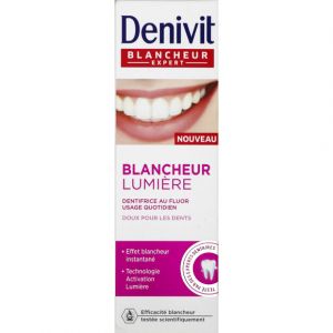 Denivit Dentifrice au fluor - Blancheur lumière - Le tube de 50ml