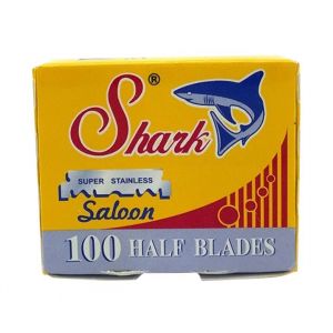 Shark Super Inoxydable Saloon Moitié Blades (100 Lames)