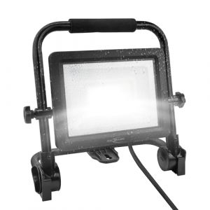Ansmann Projecteur de chantier à LED, avec câble et fiche de sécurité, robuste & très lumineux jusqu'à 5400 lumens, projecteur de travail avec reproduction fidèle des couleurs