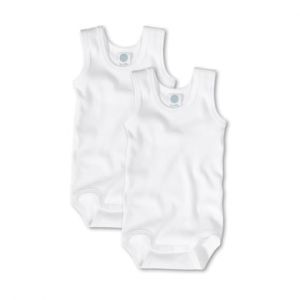 Image de Sanetta Body d'aisselle bébé blanc -double-pack - Taille 98 (3 ans)