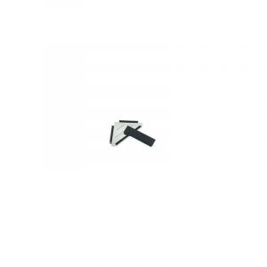 Mat Inter - Tablette angle raclette laiton abs chrome noir