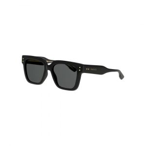 Gucci GG1084S Lunettes de Soleil Homme - Rectangle Noir - Possibilité de verres correcteurs - Adaptable à la vue