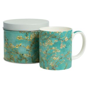 Parastone Mug En Bo&icirc;te M&eacute;tal Amandier En Fleurs De Van Gogh