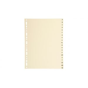 Exacompta 1120E - Intercalaires A-Z 20 positions (A4)