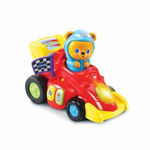 Vtech Tobia, Pr&ecirc;t, D&eacute;part, Via!, Voiture Jouet avec 2 Modes de d&eacute;part, Voiture pour Enfants avec Plus de 45 chansons et Sons r&eacute;glables, Langue Italienne, Piles incluses, 12-36 Mois