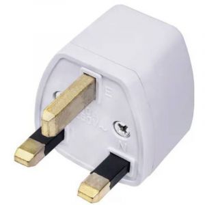 Connecteur secteur Akyga - AK-AD-59 - Adaptateur de Voyage AC US/AU/EU vers UK Universel 250 V