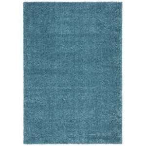 Tapis de salon interieur en turquoise, 91 x 152 cm