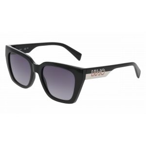 Liu Jo Femme LJ808S 001 Lunettes de soleil Bio-inject Noir Carré Normale