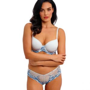 Soutien-gorge contour à armatures bleu