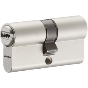 Image de Fargo Cylindre ASSA ABLOY Nickel satiné - DIN 18252 - 40 x 40 mm - Avec 3 clés variés - CY110KDED4040SND0