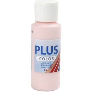 Plus color Peinture acrylique - 60 ml - Rose doux