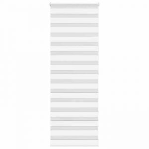 VidaXL Store zèbre blanc 90x200 cm largeur du tissu 85,9 cm polyester