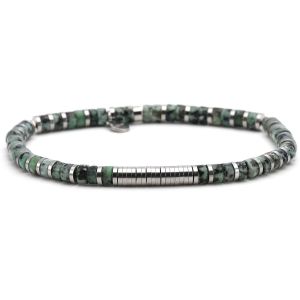 Bracelet 4mm Perles Heishi Turquoise Africaine Gili