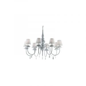 Ideal lux Chandelier BLANCHE Blanc 8x40W