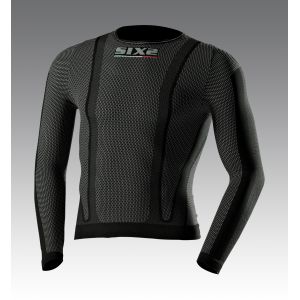 Image de Sixs Maillot manches longues enfant Kts2 carbon black - 8 ANS