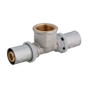 Arcanaute T&eacute; multicouche &agrave; sertir TH - &Oslash;16x2,0 - Femelle 3/4"" (20/27) - &Oslash;16x2,0